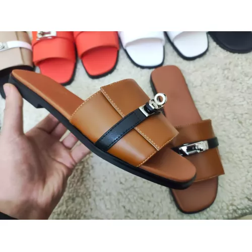 Cheap Hermes Slippers For Women #1368666 Replica Wholesale [$85.00 USD] [ITEM#1368666] on Replica Hermes Slippers
