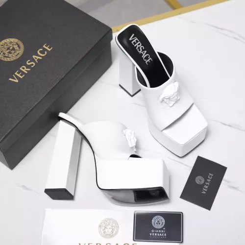 Cheap Versace Slippers For Women #1368673 Replica Wholesale [$118.00 USD] [ITEM#1368673] on Replica Versace Slippers