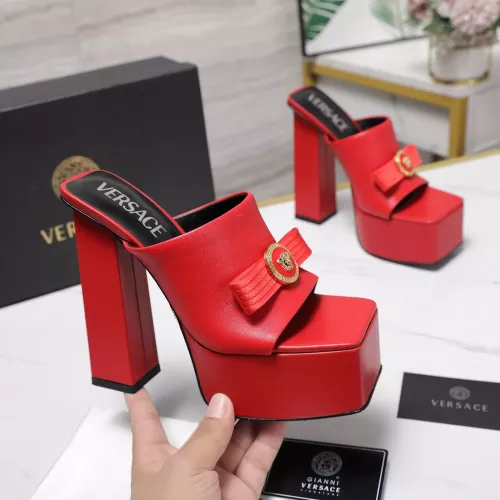 Cheap Versace Slippers For Women #1368675 Replica Wholesale [$118.00 USD] [ITEM#1368675] on Replica Versace Slippers
