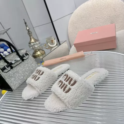 Cheap MIU MIU Slippers For Women #1368695 Replica Wholesale [$88.00 USD] [ITEM#1368695] on Replica MIU MIU Slippers