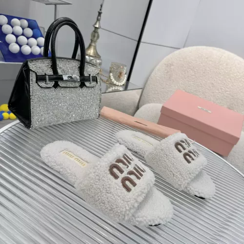 Cheap MIU MIU Slippers For Women #1368695 Replica Wholesale [$88.00 USD] [ITEM#1368695] on Replica MIU MIU Slippers