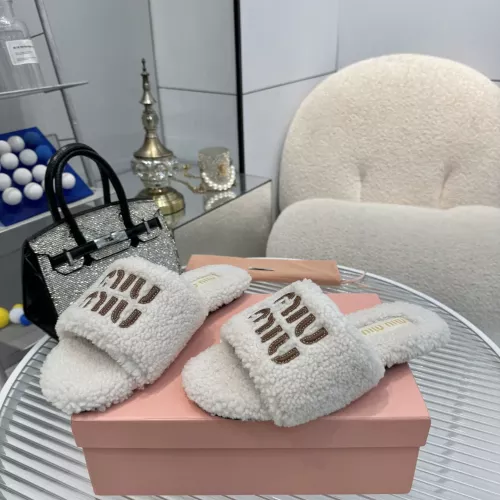 Cheap MIU MIU Slippers For Women #1368695 Replica Wholesale [$88.00 USD] [ITEM#1368695] on Replica MIU MIU Slippers