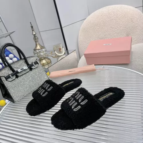 Cheap MIU MIU Slippers For Women #1368697 Replica Wholesale [$88.00 USD] [ITEM#1368697] on Replica MIU MIU Slippers