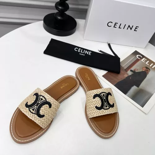 Cheap Celine Slippers For Women #1368699 Replica Wholesale [$76.00 USD] [ITEM#1368699] on Replica Celine Slippers