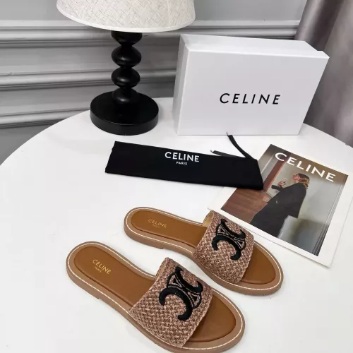 Cheap Celine Slippers For Women #1368700 Replica Wholesale [$76.00 USD] [ITEM#1368700] on Replica Celine Slippers