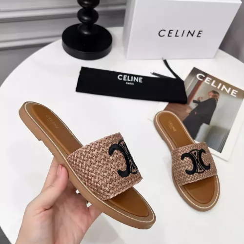 Cheap Celine Slippers For Women #1368700 Replica Wholesale [$76.00 USD] [ITEM#1368700] on Replica Celine Slippers
