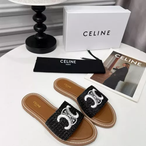 Cheap Celine Slippers For Women #1368701 Replica Wholesale [$76.00 USD] [ITEM#1368701] on Replica Celine Slippers
