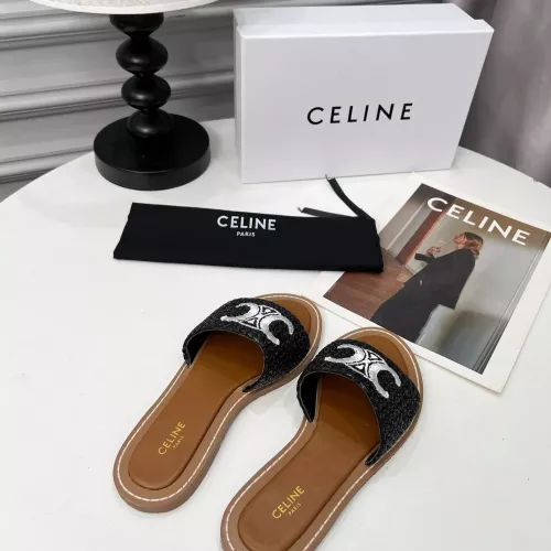 Cheap Celine Slippers For Women #1368701 Replica Wholesale [$76.00 USD] [ITEM#1368701] on Replica Celine Slippers