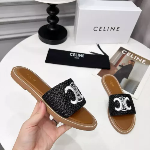Cheap Celine Slippers For Women #1368701 Replica Wholesale [$76.00 USD] [ITEM#1368701] on Replica Celine Slippers