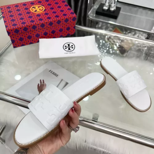 Cheap Tory Burch TB Slippers For Women #1368702 Replica Wholesale [$82.00 USD] [ITEM#1368702] on Replica Tory Burch TB Slippers