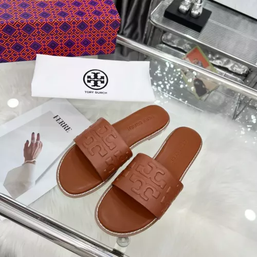 Cheap Tory Burch TB Slippers For Women #1368705 Replica Wholesale [$82.00 USD] [ITEM#1368705] on Replica Tory Burch TB Slippers
