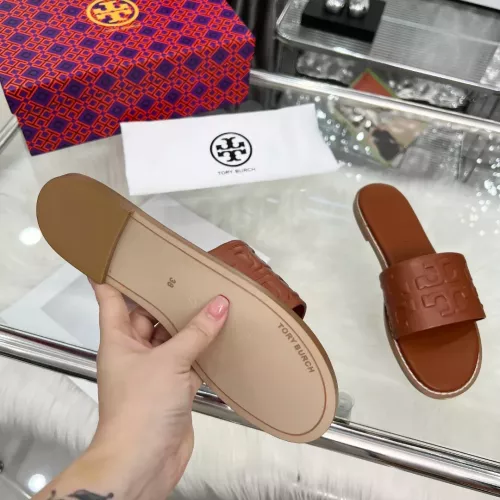 Cheap Tory Burch TB Slippers For Women #1368705 Replica Wholesale [$82.00 USD] [ITEM#1368705] on Replica Tory Burch TB Slippers