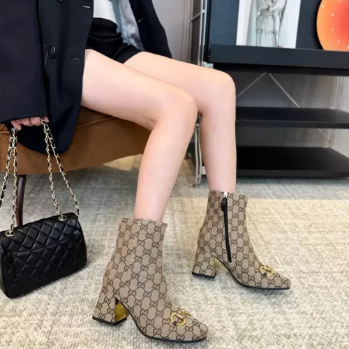 Cheap Gucci Boots For Women #1368719 Replica Wholesale [$100.00 USD] [ITEM#1368719] on Replica Gucci Boots