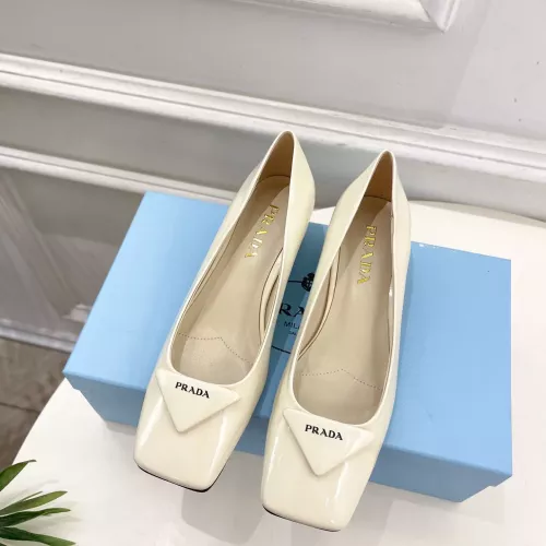 Cheap Prada High-heeled Shoes For Women #1368723 Replica Wholesale [$108.00 USD] [ITEM#1368723] on Replica Prada High-heeled Shoes