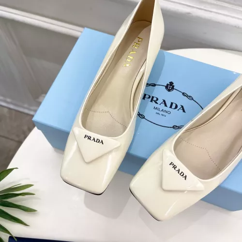 Cheap Prada High-heeled Shoes For Women #1368723 Replica Wholesale [$108.00 USD] [ITEM#1368723] on Replica Prada High-heeled Shoes