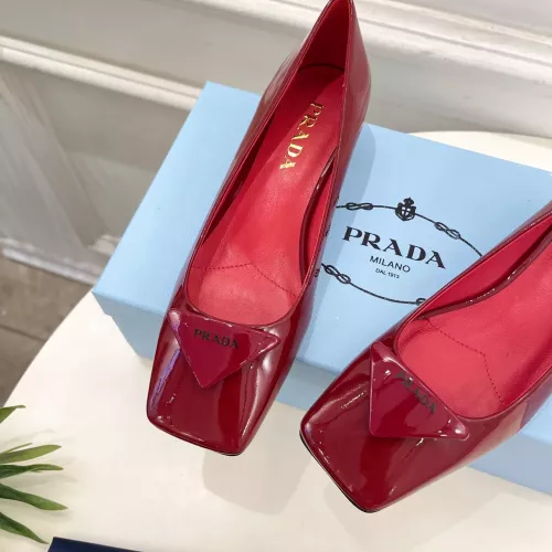 Cheap Prada High-heeled Shoes For Women #1368725 Replica Wholesale [$108.00 USD] [ITEM#1368725] on Replica Prada High-heeled Shoes