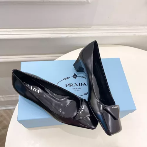 Cheap Prada High-heeled Shoes For Women #1368726 Replica Wholesale [$108.00 USD] [ITEM#1368726] on Replica Prada High-heeled Shoes