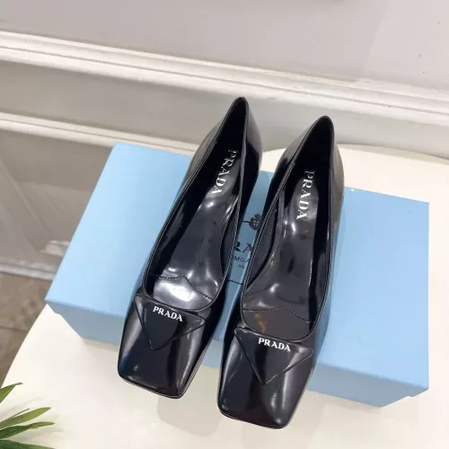 Cheap Prada High-heeled Shoes For Women #1368726 Replica Wholesale [$108.00 USD] [ITEM#1368726] on Replica Prada High-heeled Shoes
