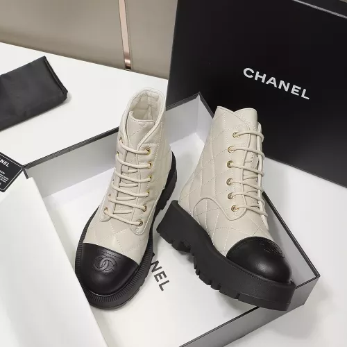 Cheap Chanel Boots For Women #1368728 Replica Wholesale [$115.00 USD] [ITEM#1368728] on Replica Chanel Boots