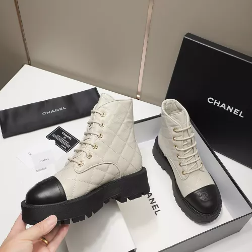 Cheap Chanel Boots For Women #1368728 Replica Wholesale [$115.00 USD] [ITEM#1368728] on Replica Chanel Boots