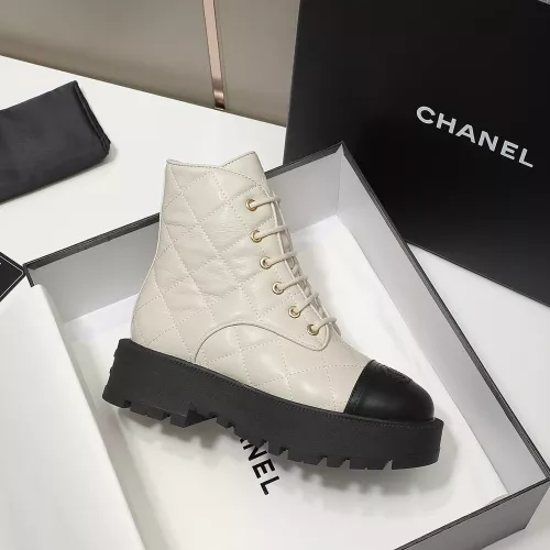 Cheap Chanel Boots For Women #1368728 Replica Wholesale [$115.00 USD] [ITEM#1368728] on Replica Chanel Boots