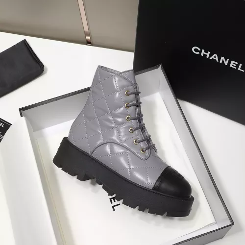 Cheap Chanel Boots For Women #1368729 Replica Wholesale [$115.00 USD] [ITEM#1368729] on Replica Chanel Boots