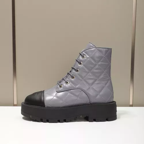 Cheap Chanel Boots For Women #1368729 Replica Wholesale [$115.00 USD] [ITEM#1368729] on Replica Chanel Boots