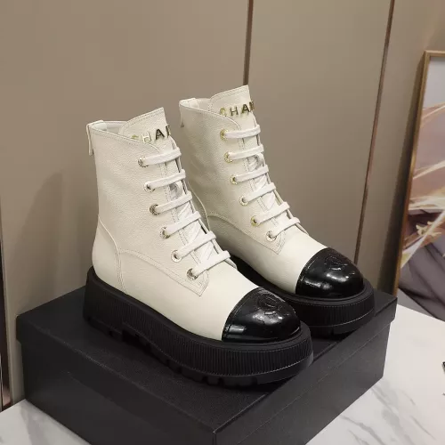 Cheap Chanel Boots For Women #1368731 Replica Wholesale [$115.00 USD] [ITEM#1368731] on Replica Chanel Boots