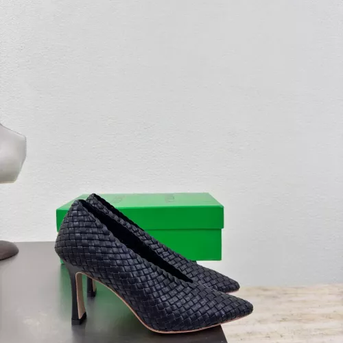 Cheap Bottega Veneta BV High-heeled Shoes For Women #1368847 Replica Wholesale [$132.00 USD] [ITEM#1368847] on Replica Bottega Veneta BV High-heeled Shoes