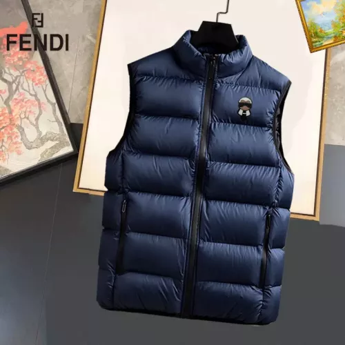 Cheap Fendi Jackets Sleeveless For Men #1368896 Replica Wholesale [$56.00 USD] [ITEM#1368896] on Replica Fendi Jackets