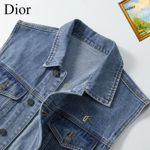 Cheap Christian Dior Jackets Sleeveless For Men #1368965 Replica Wholesale [$60.00 USD] [ITEM#1368965] on Replica Christian Dior Jackets