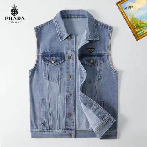 Prada Jackets Sleeveless For Men #1368966