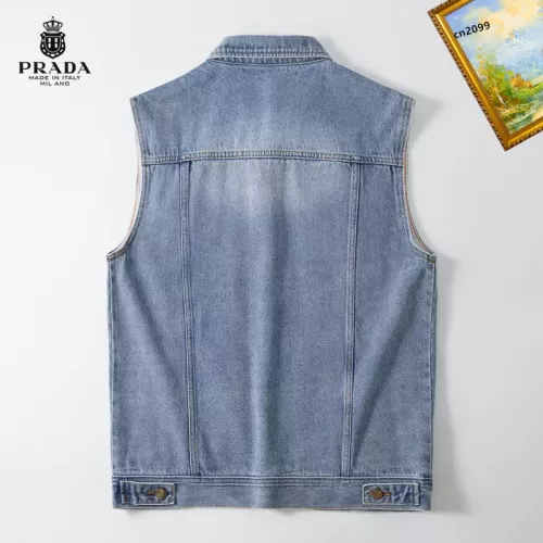 Cheap Prada Jackets Sleeveless For Men #1368966 Replica Wholesale [$60.00 USD] [ITEM#1368966] on Replica Prada Jackets