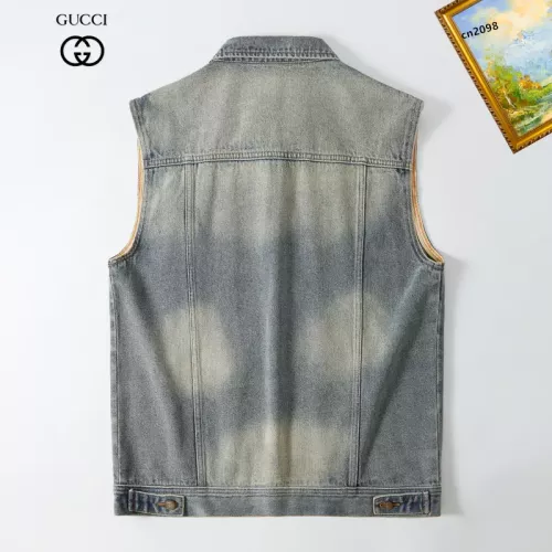 Cheap Gucci Jackets Sleeveless For Men #1368971 Replica Wholesale [$60.00 USD] [ITEM#1368971] on Replica Gucci Jackets