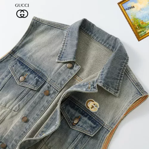 Cheap Gucci Jackets Sleeveless For Men #1368971 Replica Wholesale [$60.00 USD] [ITEM#1368971] on Replica Gucci Jackets
