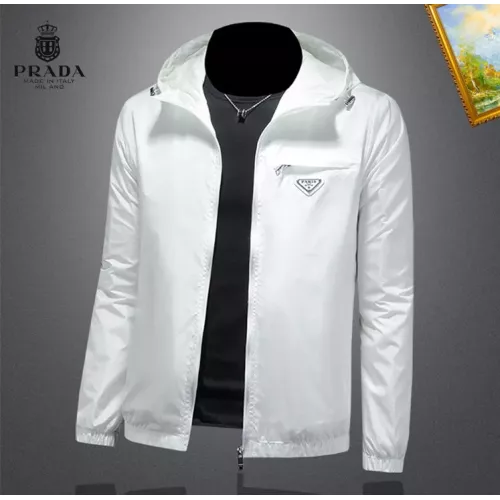 Cheap Prada Jackets Long Sleeved For Men #1369111 Replica Wholesale [$82.00 USD] [ITEM#1369111] on Replica Prada Jackets