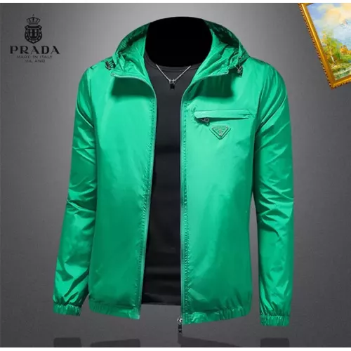 Cheap Prada Jackets Long Sleeved For Men #1369112 Replica Wholesale [$82.00 USD] [ITEM#1369112] on Replica Prada Jackets