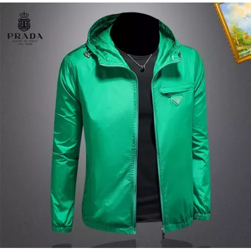 Cheap Prada Jackets Long Sleeved For Men #1369112 Replica Wholesale [$82.00 USD] [ITEM#1369112] on Replica Prada Jackets