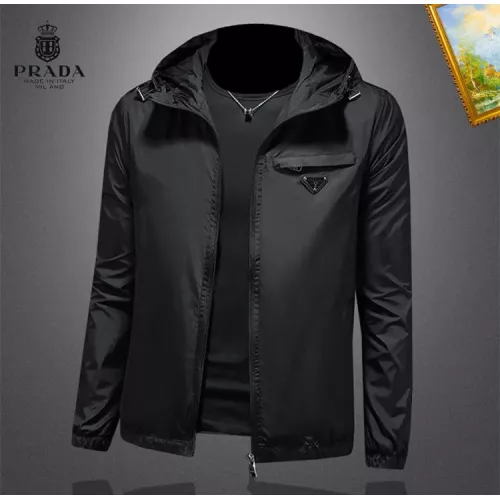 Cheap Prada Jackets Long Sleeved For Men #1369113 Replica Wholesale [$82.00 USD] [ITEM#1369113] on Replica Prada Jackets