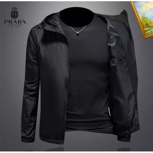 Cheap Prada Jackets Long Sleeved For Men #1369113 Replica Wholesale [$82.00 USD] [ITEM#1369113] on Replica Prada Jackets