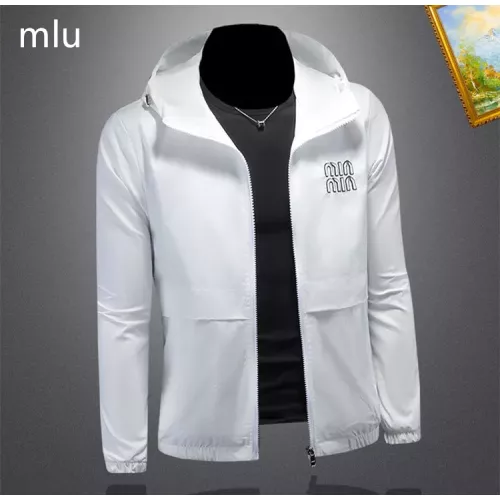 Cheap MIU MIU Jackets Long Sleeved For Men #1369119 Replica Wholesale [$82.00 USD] [ITEM#1369119] on Replica MIU MIU Jackets