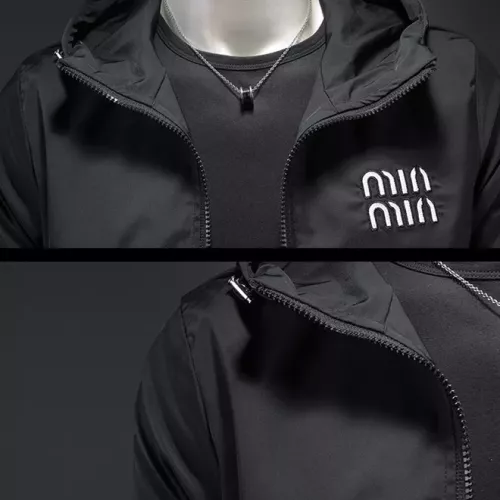 Cheap MIU MIU Jackets Long Sleeved For Men #1369120 Replica Wholesale [$82.00 USD] [ITEM#1369120] on Replica MIU MIU Jackets