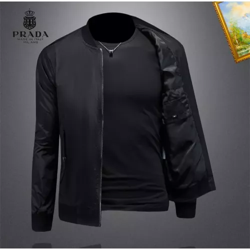 Cheap Prada Jackets Long Sleeved For Men #1369131 Replica Wholesale [$82.00 USD] [ITEM#1369131] on Replica Prada Jackets