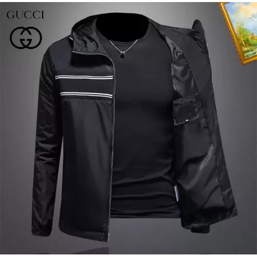 Cheap Gucci Jackets Long Sleeved For Men #1369136 Replica Wholesale [$82.00 USD] [ITEM#1369136] on Replica Gucci Jackets