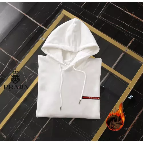 Cheap Prada Hoodies Long Sleeved For Men #1369448 Replica Wholesale [$45.00 USD] [ITEM#1369448] on Replica Prada Hoodies