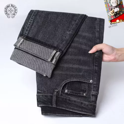 Cheap Chrome Hearts Jeans For Men #1369503 Replica Wholesale [$48.00 USD] [ITEM#1369503] on Replica Chrome Hearts Jeans