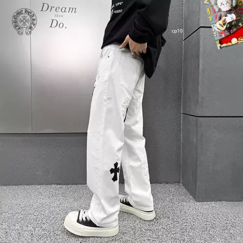 Cheap Chrome Hearts Jeans For Men #1369599 Replica Wholesale [$48.00 USD] [ITEM#1369599] on Replica Chrome Hearts Jeans