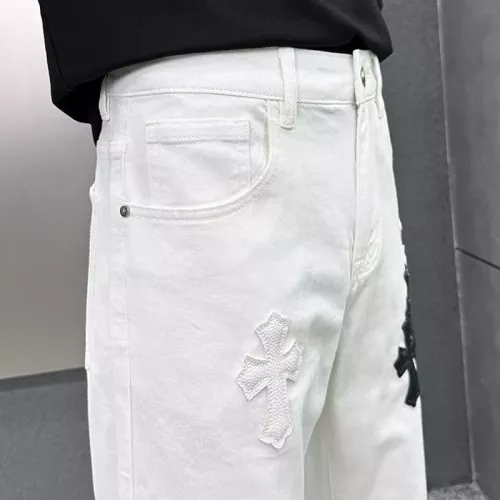 Cheap Chrome Hearts Jeans For Men #1369599 Replica Wholesale [$48.00 USD] [ITEM#1369599] on Replica Chrome Hearts Jeans
