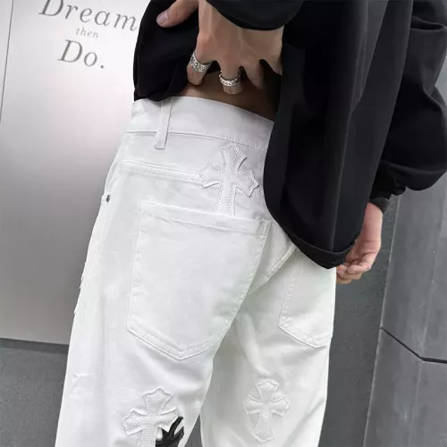 Cheap Chrome Hearts Jeans For Men #1369599 Replica Wholesale [$48.00 USD] [ITEM#1369599] on Replica Chrome Hearts Jeans
