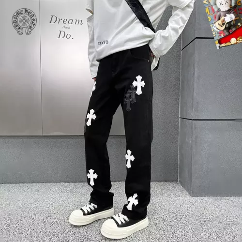 Cheap Chrome Hearts Jeans For Men #1369604 Replica Wholesale [$48.00 USD] [ITEM#1369604] on Replica Chrome Hearts Jeans
